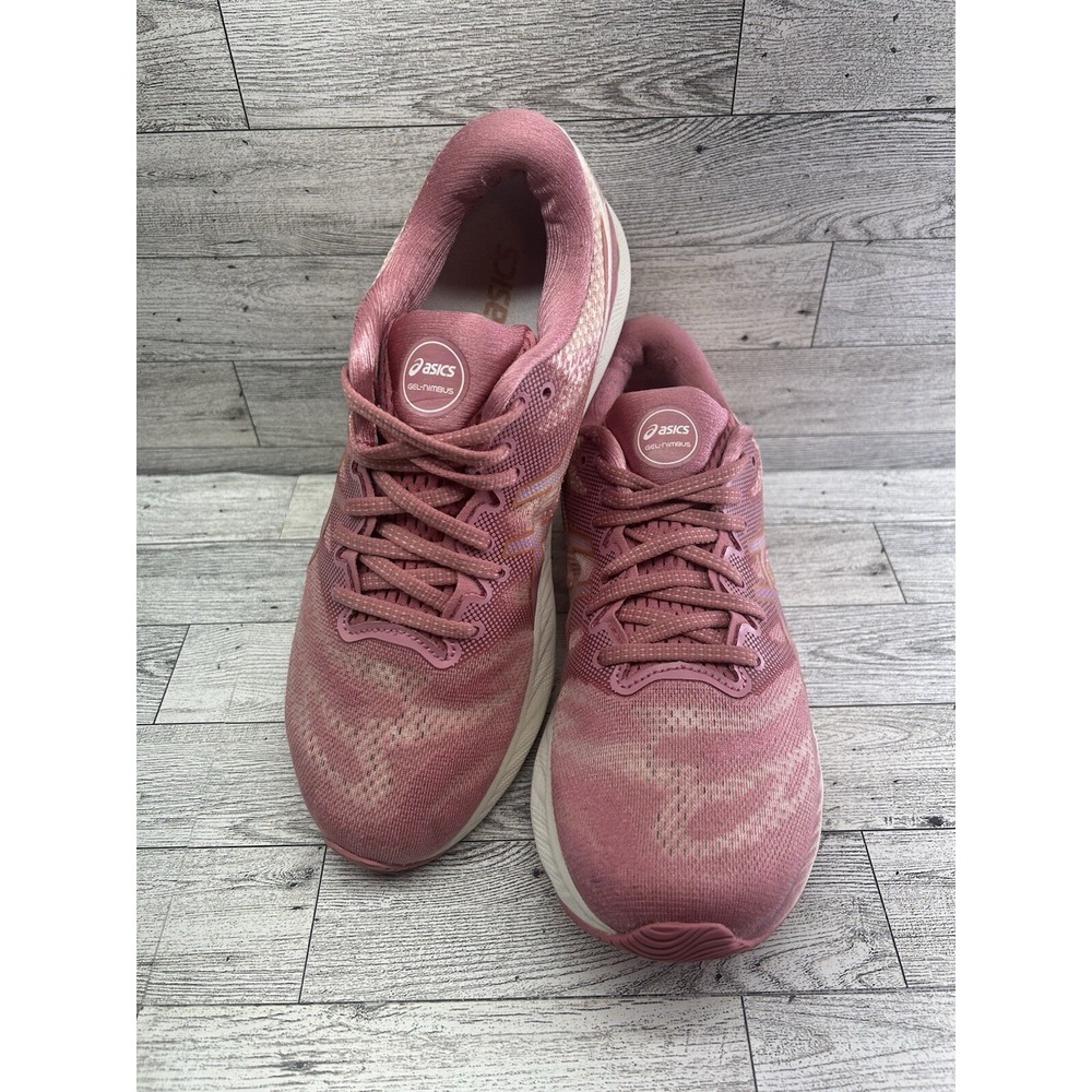 Asics Gel Nimbus 23 Womens Running Shoes Size 9.5 Pink Athletic Sneakers